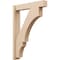 Ekena Millwork 6-in W x 30-in D x 42-in H Balboa Block Rough Cedar Woodgrain TimberThane Outlooker, Primed Tan OUTUR060X30X42BOA44RCPR - alternate 1